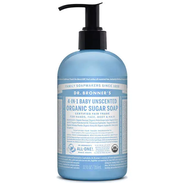 Best Organic And Natural Body Wash Dr. Bronners Sugar Soap