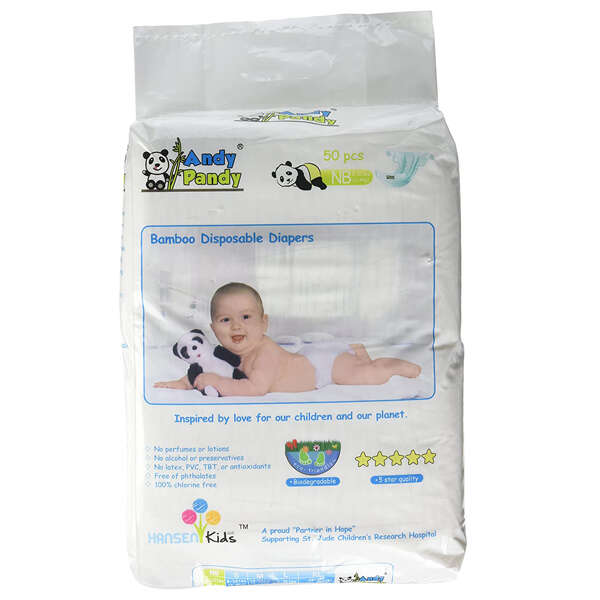 Biodegradable diapers for babies