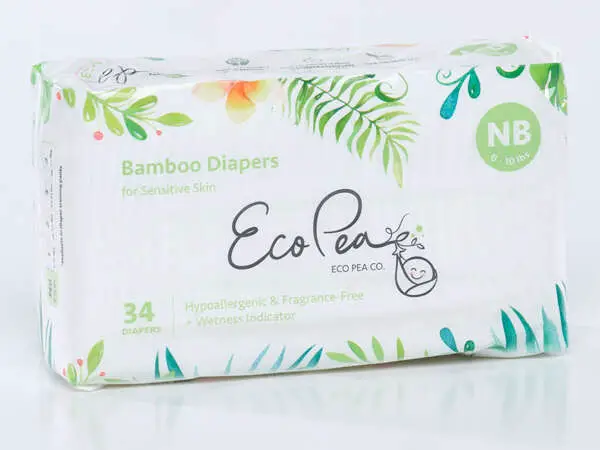 Eco-Pea-Cos-Bamboo-Diaper