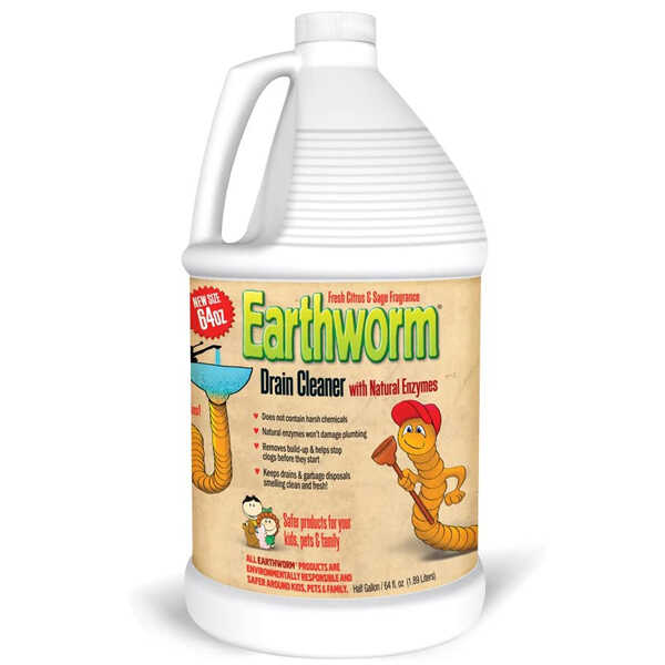 Earthworm-Environmentally-Friendly-Drain-Cleaners-Earthworm-Drain-CleanerEco-Friendly-Drain-Cleaner