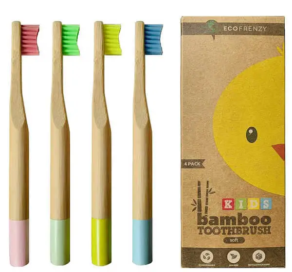 Bamboo Toothbrush For Kids by EcoFrenzy