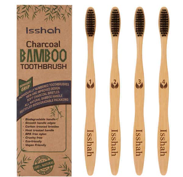 Isshah-Eco-Friendly-Bamboo-Charcoal-Toothbrush