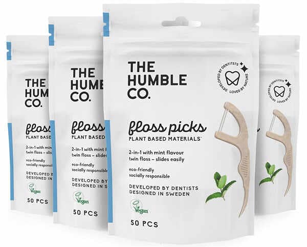 The Humble Co. Natural Dental Floss Picks