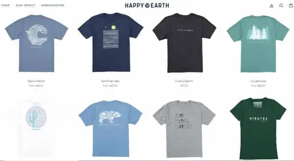 Happy-Earth-Eco-T-Shirts