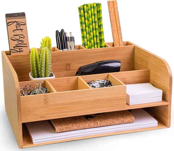 Bamboo-Wood-Office-Desk-Organizer