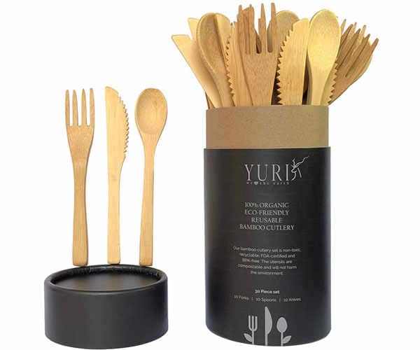 YURI-30-Piece-Reusable-Bamboo-Flatware-Set