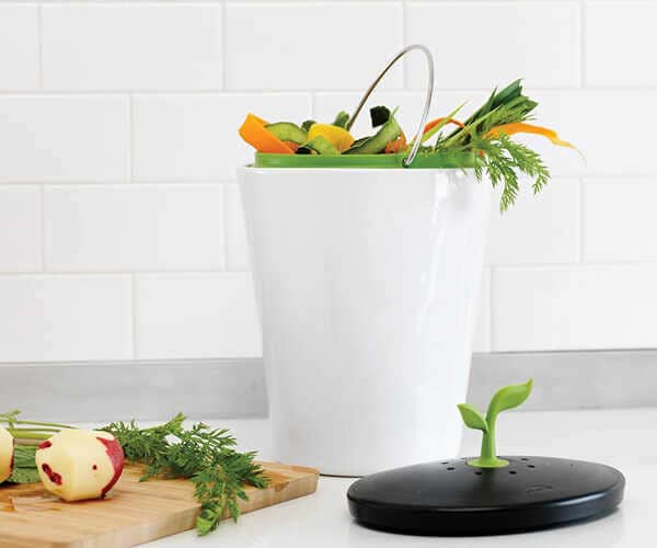 Chefn-Ceramic-Countertop-Compost-Bin