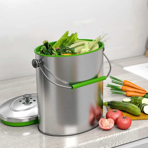 iTouchless-Stainless-Steel-Countertop-Compost-Bin