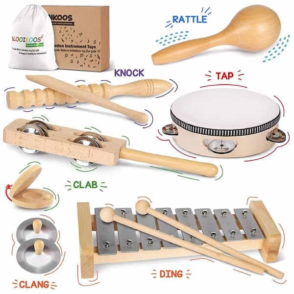 Eco-Friendly-Toddler-Musical-Instrument-Gift-Set