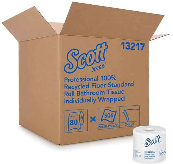 Scott-Essential-Bulk-Recycled-Fiber-Toilet-Paper