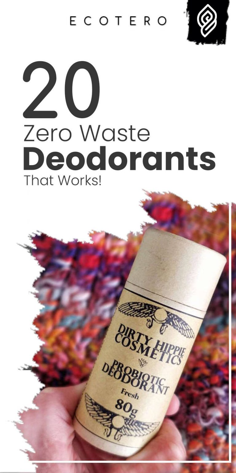 20 Natural Zero Waste Deodorants That Works!